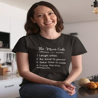 Кодът на мама с форма на тениски жени -smartprints дизайни, женски малки