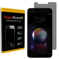 [2-пакет] LG K SuperGuardz Protector на екрана [Privacy Anti-Spy], Anti-Scratch, пазете екрана си в тайна, анти-пръст отпечатък