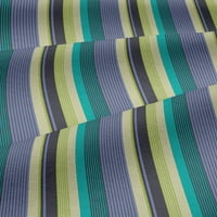 Oneoone Viscose Jersey Fabric Multicolor Stripe Print Sheing Fabric Bty Wide