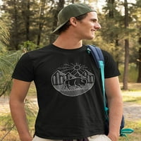 Пасища тениска с тениска с бизони -изображения от Shutterstock, мъжки големи