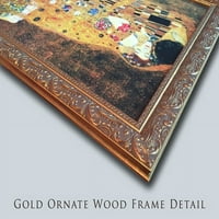 Еквалайзерът голям златен богато украсен дървен рамки за плакат за плакат за плакат