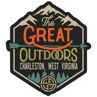 Чарлстън Западна Вирджиния сувенирни декоративни стикери