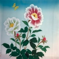 Анемони в Bloom, печат на плакати Hoshu