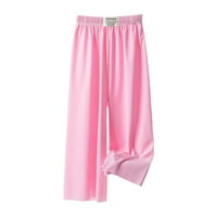 Просвение момичета панталони деца деца сладък сладък леден копринен панталони панталони панталони панталони, горещо розово