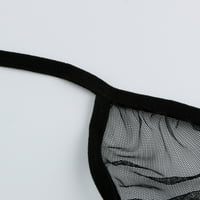 Бельо за жени секси жени секси дантелено черно бельо с ремък на бельо на комплект за сън