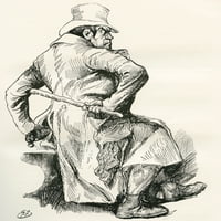 Бил Сикс. Илюстрация от Хари Фърнис за романа на Чарлз Дикенс Оливър Туист от свидетелството, публикувано 1910 г.