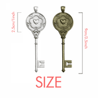 Charng Rose април дизайн модел ключ Колие висулка бижута Двойка декорация