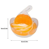 Фалшив модел Cupcake гладко прозрачен екологичен PU материал, лесен за почистване на дисплея Реквизит Парти доставки