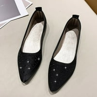 DMQUPV FLIP FLOPS Дамски външни свободно време модни дишащи обувки Женски ежедневни обувки дамски ежедневни обувки за есенни обувки черно 7.5
