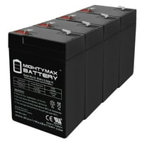 6V 4.5AH SLA заместваща батерия за Yuasa NP4- - пакет