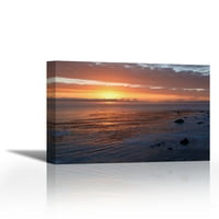 Pacific Sunset II - Съвременна изящна изкуство Giclee on Canvas Gallery Wrap - Wall Décor - Art Rainting - Готов за окачване