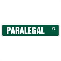 Подписване SS-Paralegal in. Paralegal Street Sign