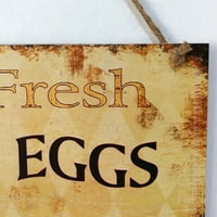 Eteauty знаци знаци винтидж кухня пилешки бар ферма ферма за пресни яйца ретро кафене плака