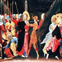 Предаването на Христос от печат на плакат на Сасети от Франческо Сасетти