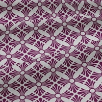 Oneoone Viscose Jersey Plum Fabric Mosaic Sewing Craft Projects Fabric отпечатъци от двор