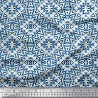 Soimoi памучен камбричен плат Aztec Kilim Print Sheing Fabric Wide Yard