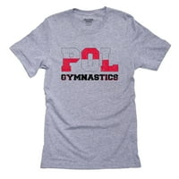 Полша гимнастика - Олимпийски игри - Рио - Флаг Мъжки сива тениска