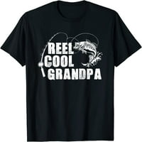Roel Cool Grandpa - тениска за подарък за риболов за татко или дядо