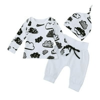 Модно бебе момче дрехи марка бебешки дрехи бебе момиче момче облак тениска тени на риза+панталони тоалети дрехи комплект