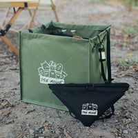 64L кошница за пикник боклук може да къмпинг за съхранение Организатор чанта с сгъваема кутия за пътуване