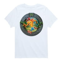 Bandicoot Crash Bandicoot - Каменна каменна рамка - Графична тениска за малко дете и младежи
