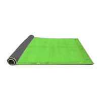 Ahgly Company Indoor Rectangle Abstract Green Modern Area Rugs, 5 '7'