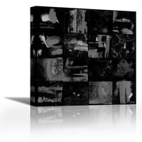 Текстури с плочки - Съвременна изящна изкуство Giclee on Canvas Gallery Wrap - Décor на стена - Арт живопис - Готов за окачване
