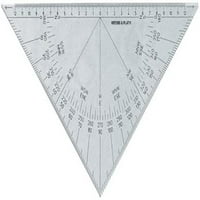 Weems & Plath Marine Navigation Troutractor Triangle с черни маркировки